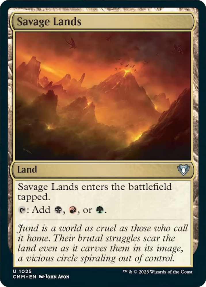 Savage Lands [Commander Masters] Magic: The Gathering