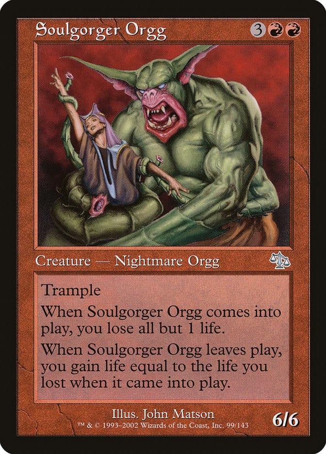 Soulgorger Orgg [Judgment] Magic: The Gathering