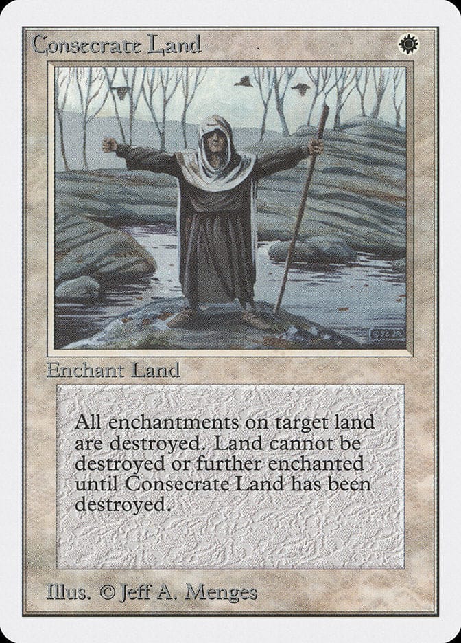Consecrate Land [Unlimited Edition] Magic: The Gathering
