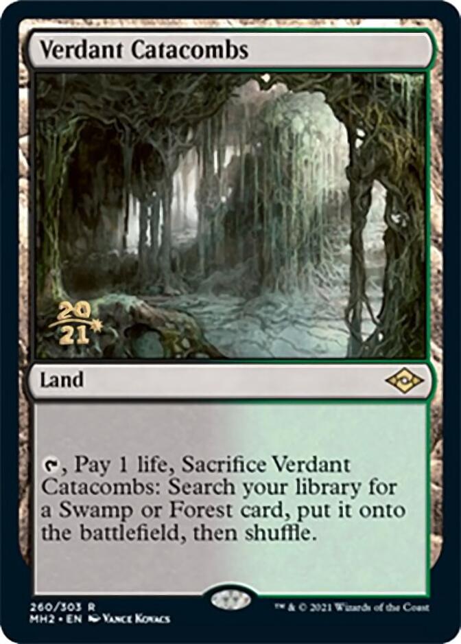 Verdant Catacombs [Modern Horizons 2 Prerelease Promos] Magic: The Gathering