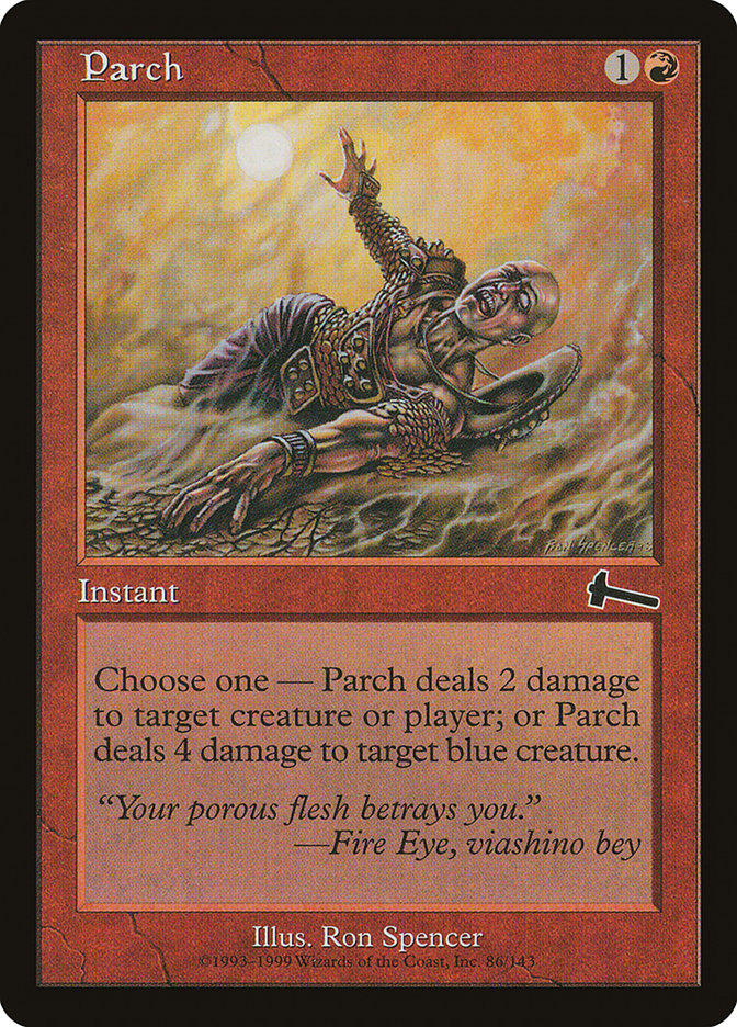 Parch [Urza's Legacy] Magic: The Gathering