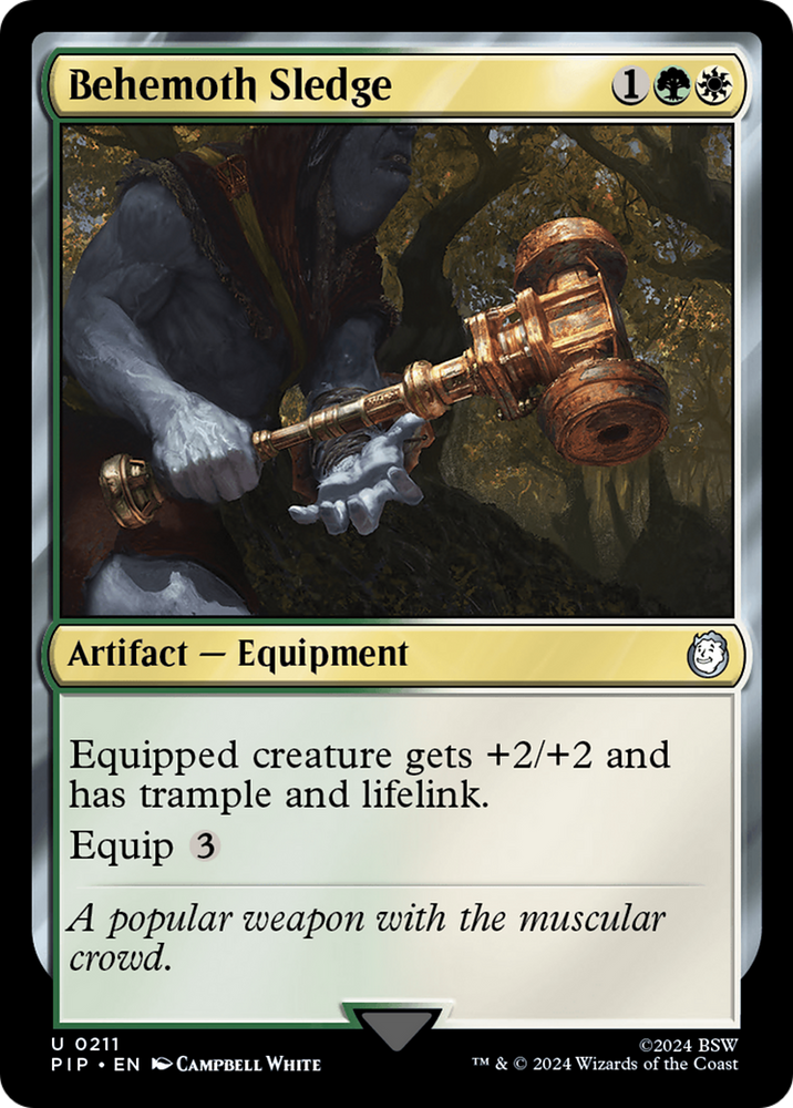 Behemoth Sledge [Fallout] Magic: The Gathering