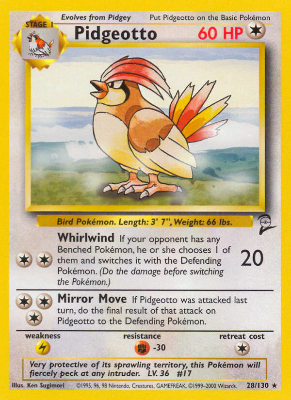 Pidgeotto (28/130) [Base Set 2] Pokémon