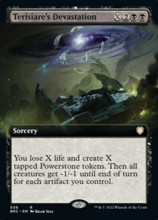 Terisiare's Devastation (Extended Art) [The Brothers' War Commander] Magic: The Gathering