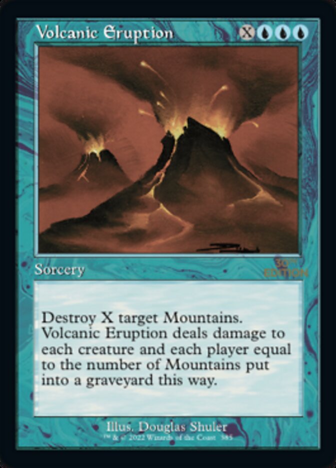 Volcanic Eruption (Retro) [30th Anniversary Edition] Magic: The Gathering