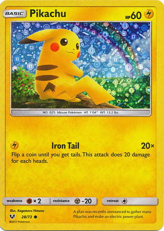 Pikachu (28/73) (General Mills Promo) [Miscellaneous Cards] Pokémon