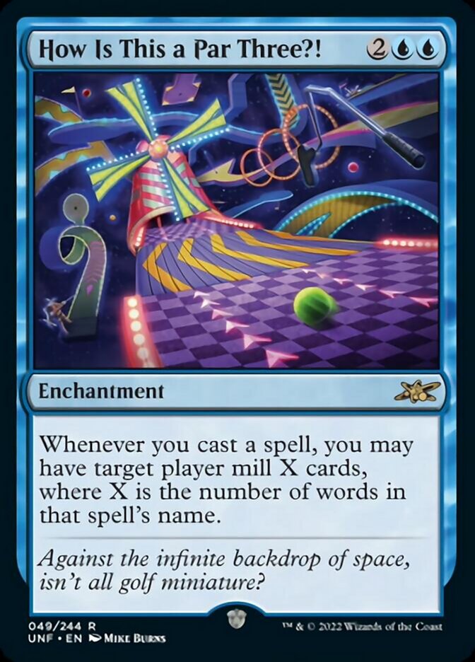 How Is This a Par Three?! [Unfinity] Magic: The Gathering