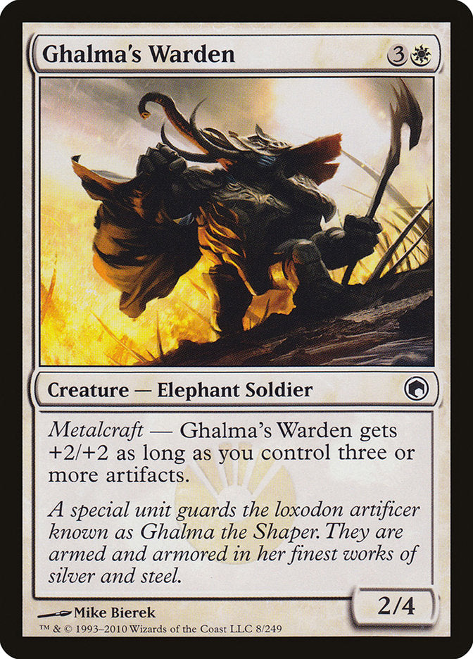 Ghalma's Warden [Scars of Mirrodin] Magic: The Gathering