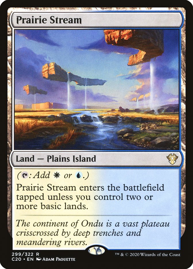 Prairie Stream [Commander 2020] Magic: The Gathering