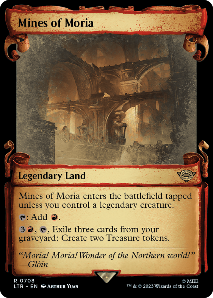 Mines of Moria [The Lord of the Rings: Tales of Middle-Earth Showcase Scrolls] Magic: The Gathering