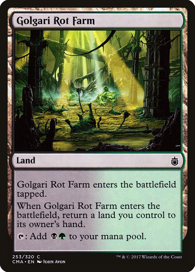 Golgari Rot Farm [Commander Anthology] Magic: The Gathering