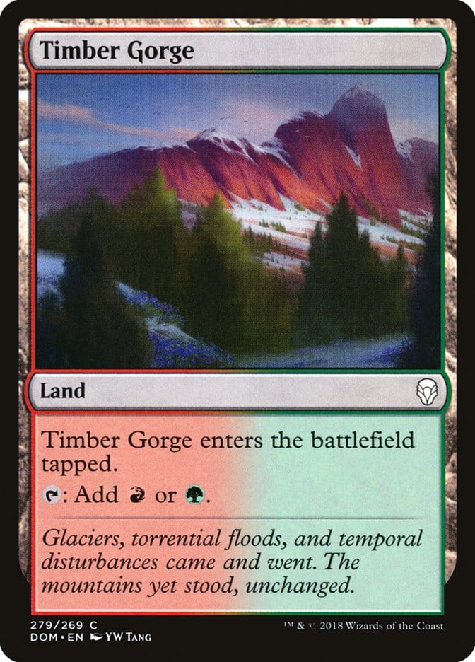Timber Gorge [Dominaria] Magic: The Gathering