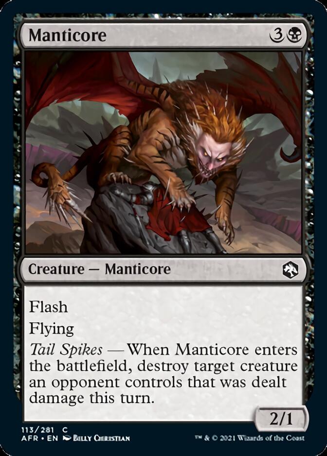 Manticore [Dungeons & Dragons: Adventures in the Forgotten Realms] Magic: The Gathering