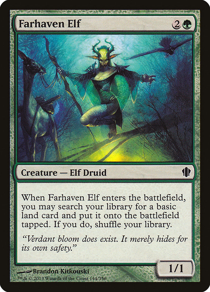 Farhaven Elf [Commander 2013] Magic: The Gathering