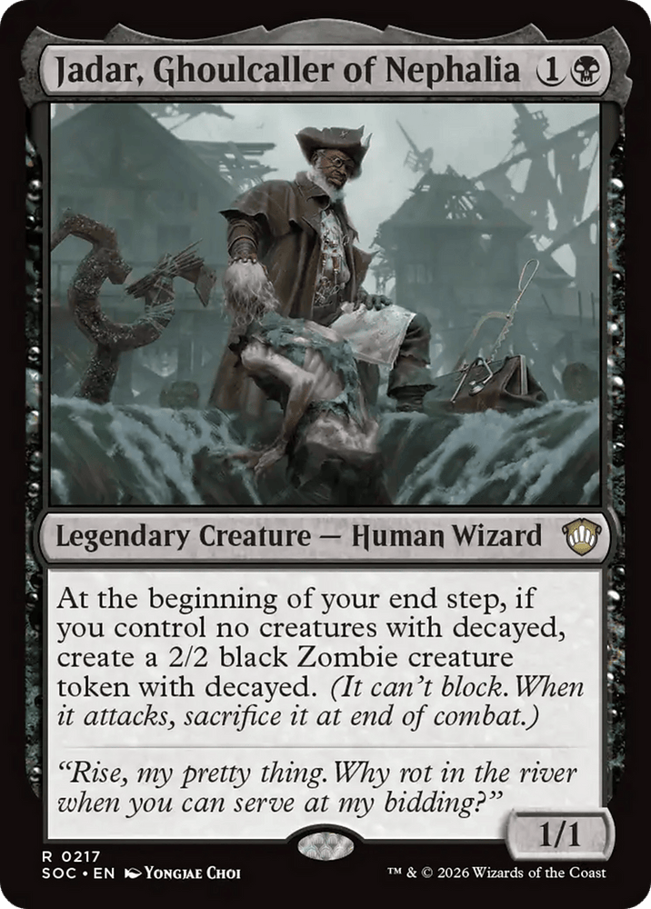 Jadar, Ghoulcaller of Nephalia [Secrets of Strixhaven Commander]
