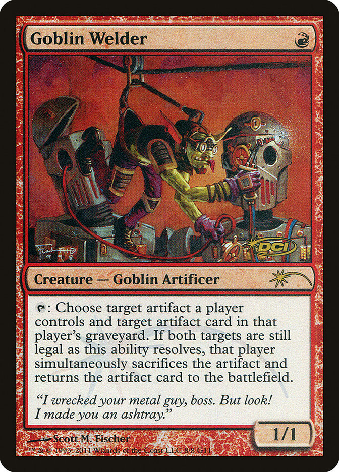 Goblin Welder [Judge Gift Cards 2011] Magic: The Gathering