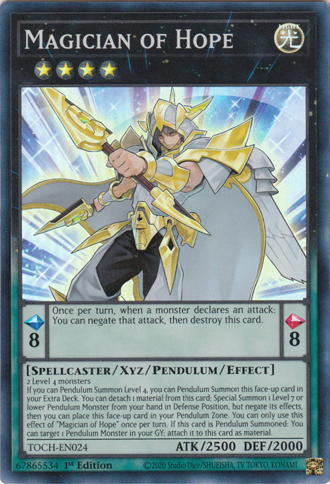 Magician of Hope [TOCH-EN024] Super Rare - Yugioh Cards For Your TCG Needs!