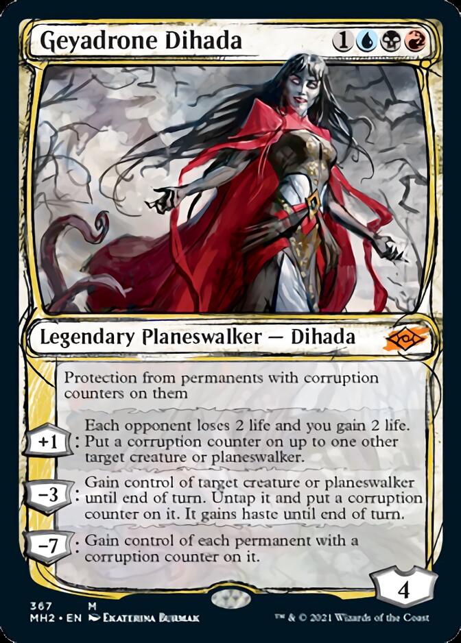 Geyadrone Dihada (Sketch) [Modern Horizons 2] Magic: The Gathering