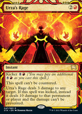 Urza's Rage (Foil Etched) [Strixhaven: School of Mages Mystical Archive] Magic: The Gathering