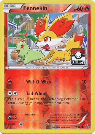 Fennekin (10/124) (League Promo) [XY: Fates Collide] Pokémon