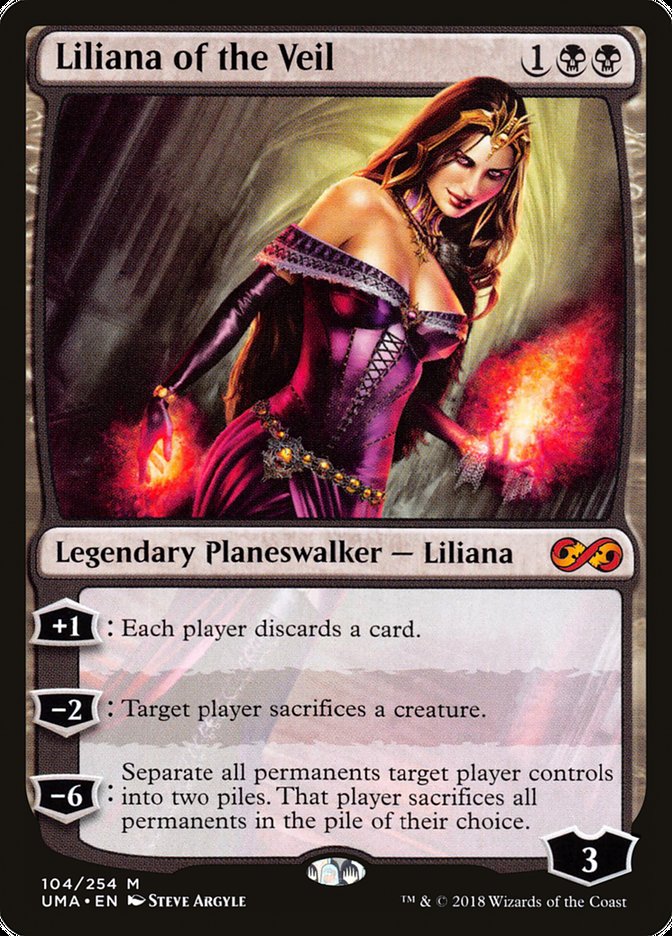 Liliana of the Veil [Ultimate Masters] Magic: The Gathering