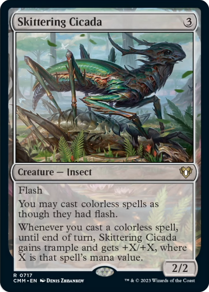 Skittering Cicada [Commander Masters] Magic: The Gathering