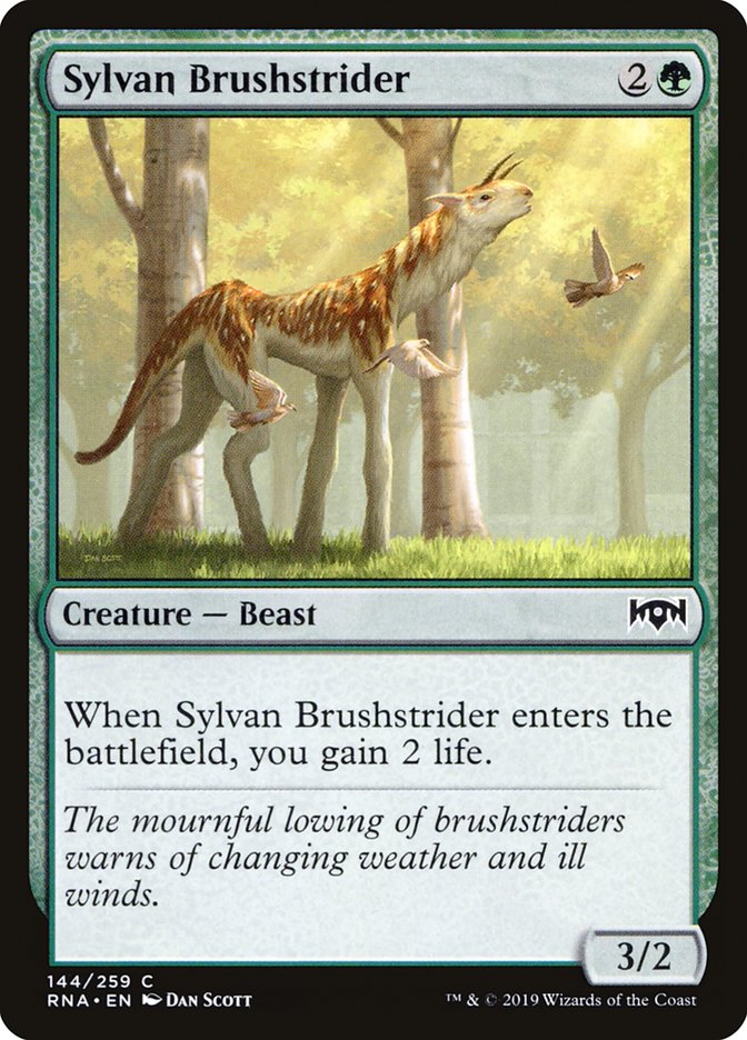 Sylvan Brushstrider [Ravnica Allegiance] Magic: The Gathering
