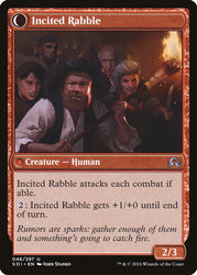 Town Gossipmonger // Incited Rabble [Shadows over Innistrad] Magic: The Gathering
