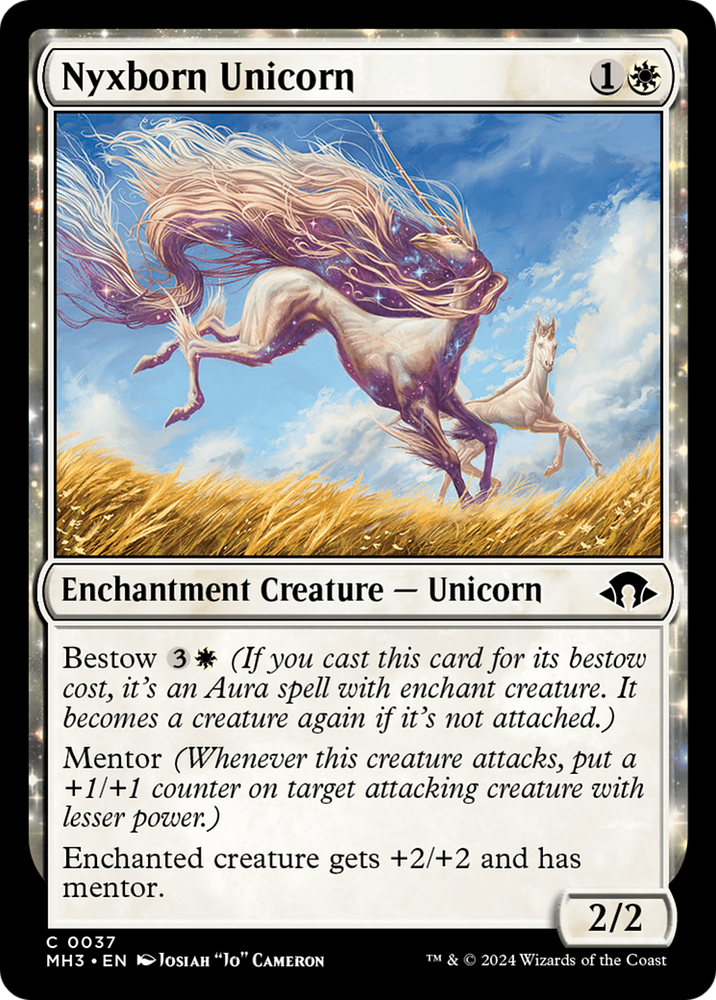 Nyxborn Unicorn [Modern Horizons 3] Magic: The Gathering