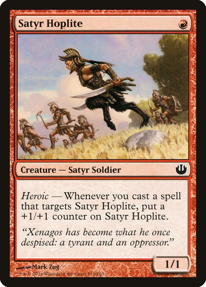 Satyr Hoplite [Journey into Nyx] Magic: The Gathering