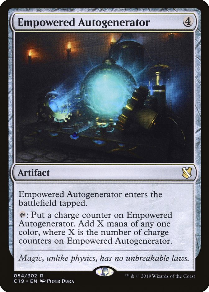 Empowered Autogenerator [Commander 2019] Magic: The Gathering