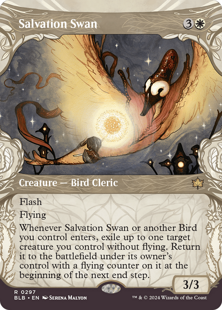 Salvation Swan (Showcase) [Bloomburrow] Magic: The Gathering
