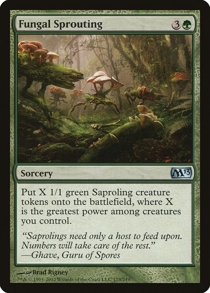 Fungal Sprouting [Magic 2013] Magic: The Gathering