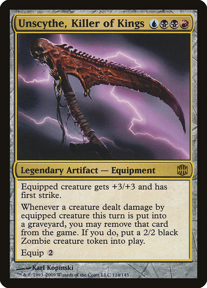 Unscythe, Killer of Kings [Alara Reborn] Magic: The Gathering