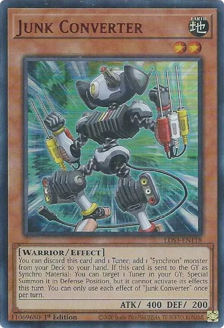 Junk Converter (Red) [LDS3-EN118] Ultra Rare - Yugioh Cards For Your TCG Needs!