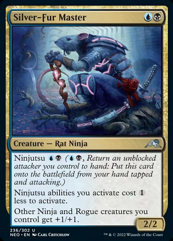 Silver-Fur Master [Kamigawa: Neon Dynasty] Magic: The Gathering