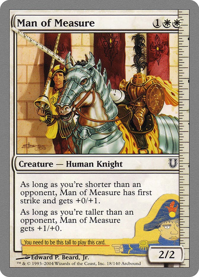 Man of Measure [Unhinged] Magic: The Gathering