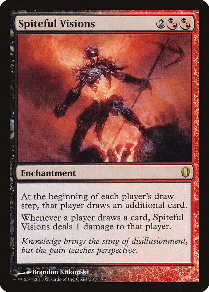 Spiteful Visions [Commander 2013] Magic: The Gathering