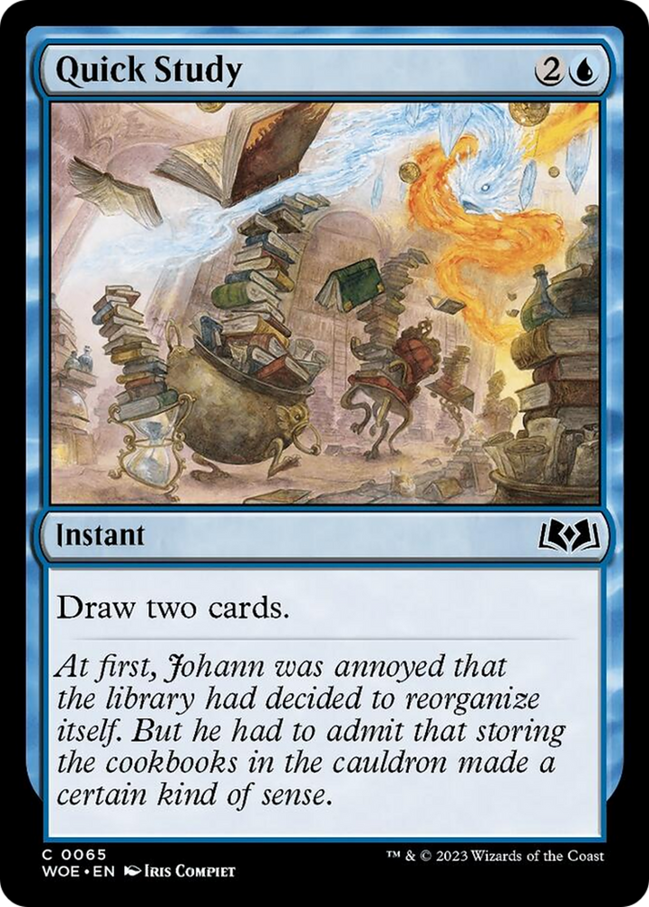 Quick Study [Wilds of Eldraine] Magic: The Gathering