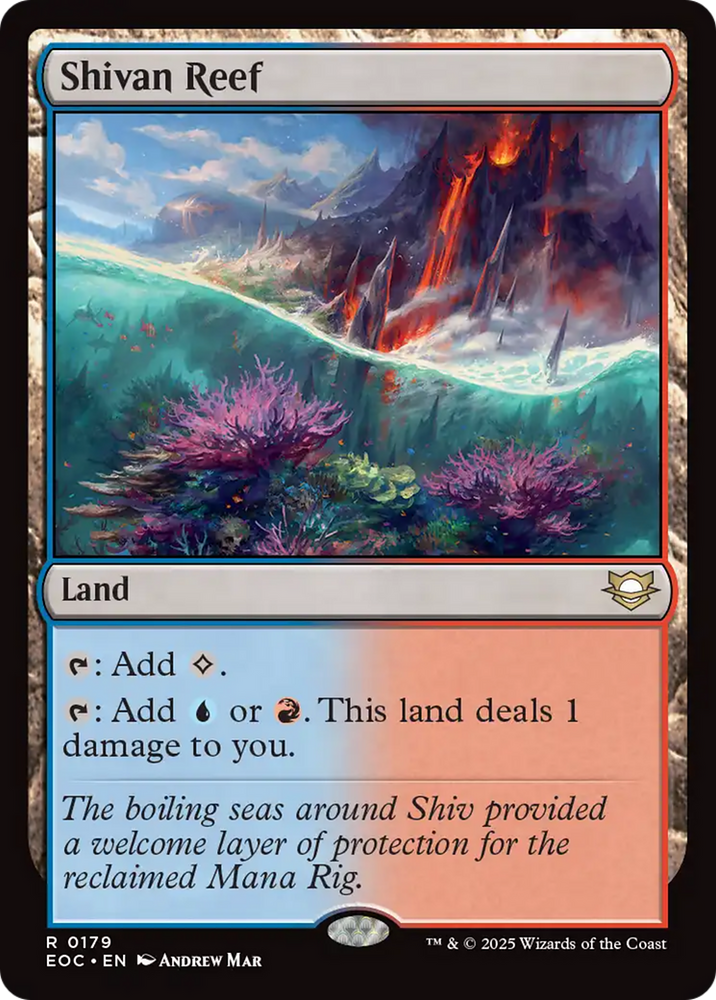 Shivan Reef [Edge of Eternities Commander] Magic: The Gathering