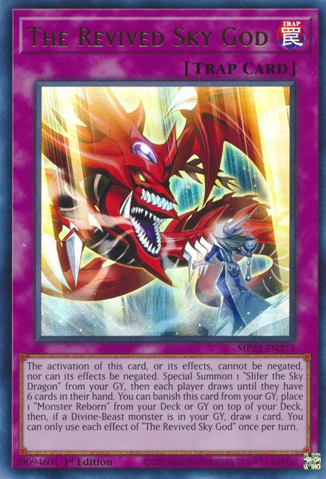 The Revived Sky God [MP22-EN273] Ultra Rare - Yugioh Cards For Your TCG Needs!