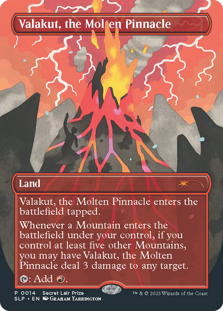 Valakut, the Molten Pinnacle [Secret Lair Showdown] Magic: The Gathering