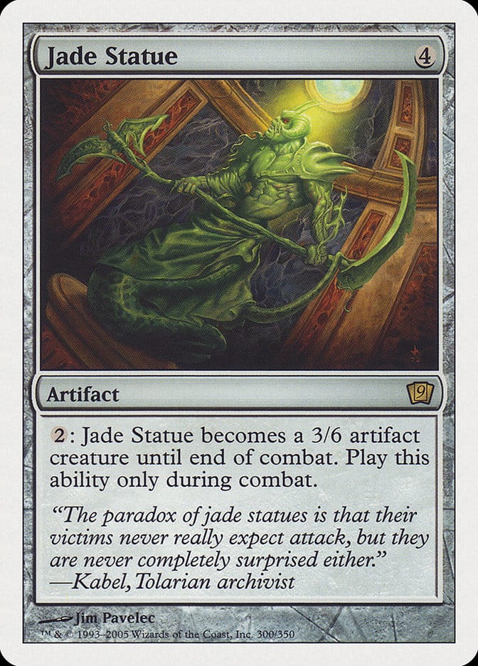 Jade Statue [Ninth Edition] Magic: The Gathering