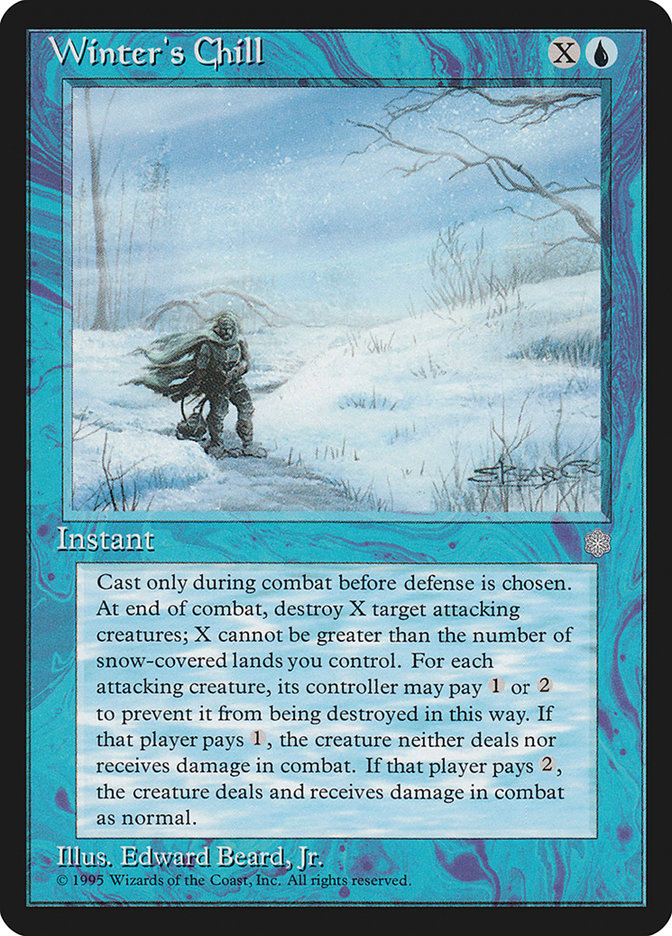 Winter's Chill [Ice Age] Magic: The Gathering