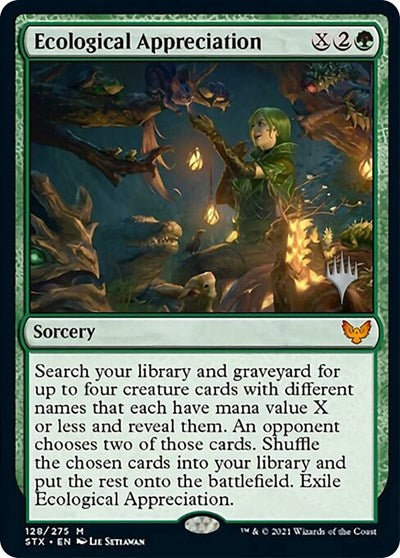 Ecological Appreciation (Promo Pack) [Strixhaven: School of Mages Promos] Magic: The Gathering