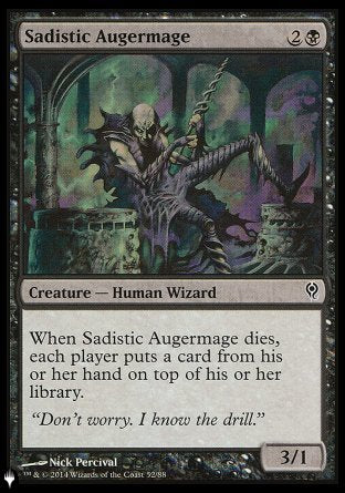 Sadistic Augermage [The List] Magic: The Gathering