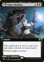 Hagra Mauling // Hagra Broodpit (Extended Art) [Zendikar Rising] Magic: The Gathering