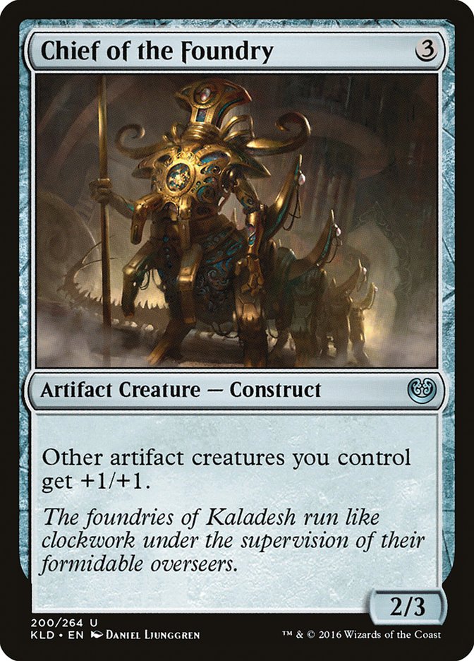 Chief of the Foundry [Kaladesh] Magic: The Gathering