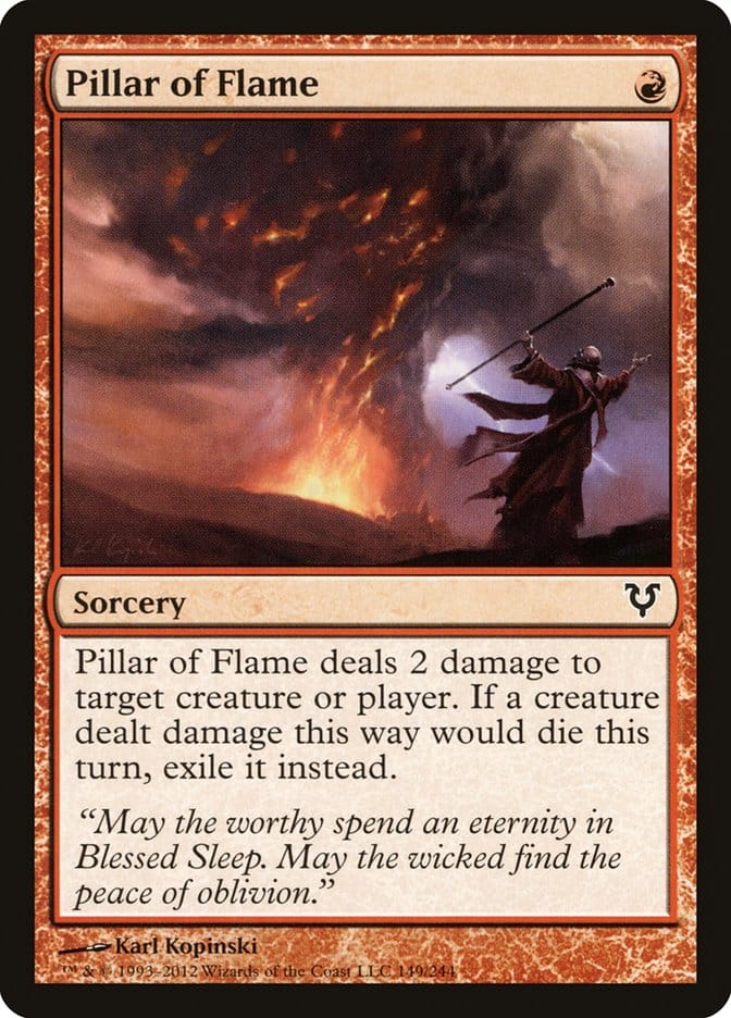 Pillar of Flame [Avacyn Restored] Magic: The Gathering