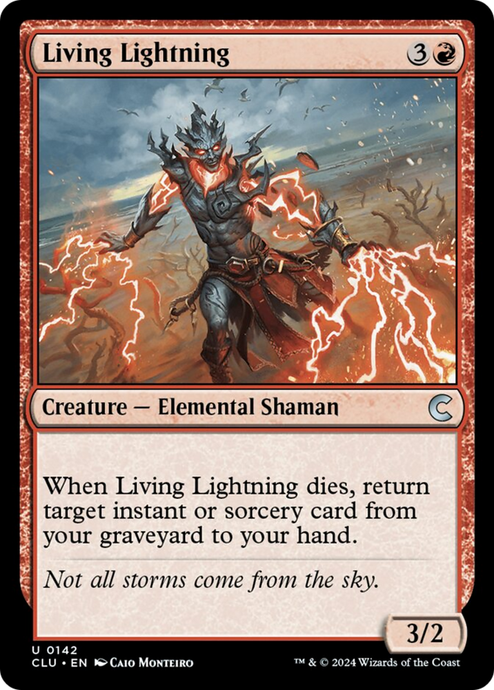 Living Lightning [Ravnica: Clue Edition] Magic: The Gathering